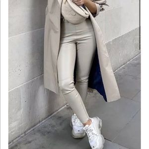 Zara Faux Leather Leggings